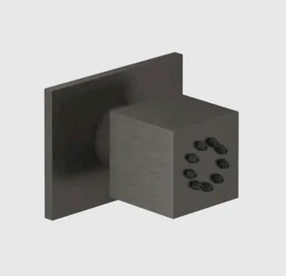 Форсунка, Gessi, Body Jets, цвет-Black Metal Brushed PVD