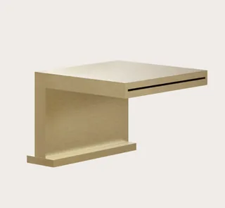 Излив, Gessi, Cascata, цвет-Warm Bronze Brushed PVD