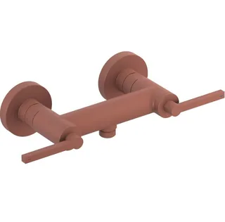 Смеситель для душа, Kludi, Nova Fonte Puristic, на 1 потребитель, настенный, цвет-коралловый матовый — иконка