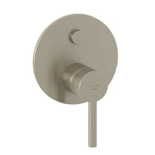 Смеситель для душа, Kludi, Nova Fonte Puristic, на 2 потребителя, цвет-брашированный никель PVD
