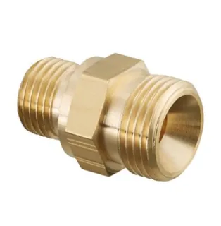 Двойной ниппель Ofix-Oil, латунь, G 3/8" х G 3/8" — иконка