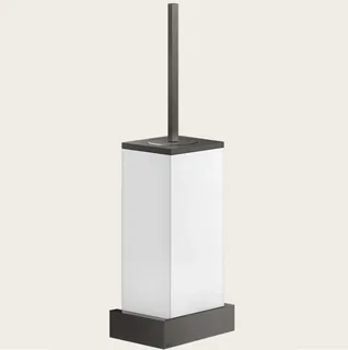 Ёршик, Gessi, Rettangolo, шгв 140*95*424, цвет колбы-белый, цвет-Black Metal Brushed PVD