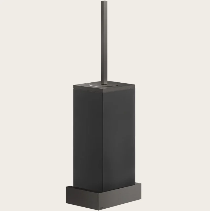 Ёршик, Gessi, Rettangolo, шгв 140*95*424, цвет колбы-черный, цвет-Black Metal Brushed PVD