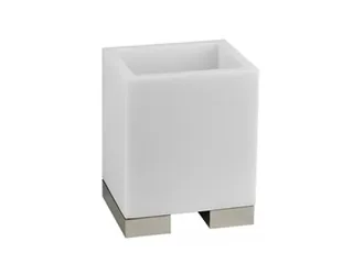 Стакан, Gessi, Rettangolo, шгв 105*85*125, цвет-белый