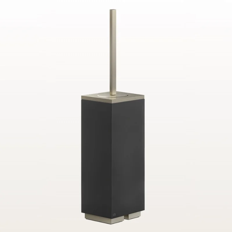 Ёршик, Gessi, Rettangolo, шгв 105*85*433, цвет колбы-черный, цвет-Finox Brushed Nickel