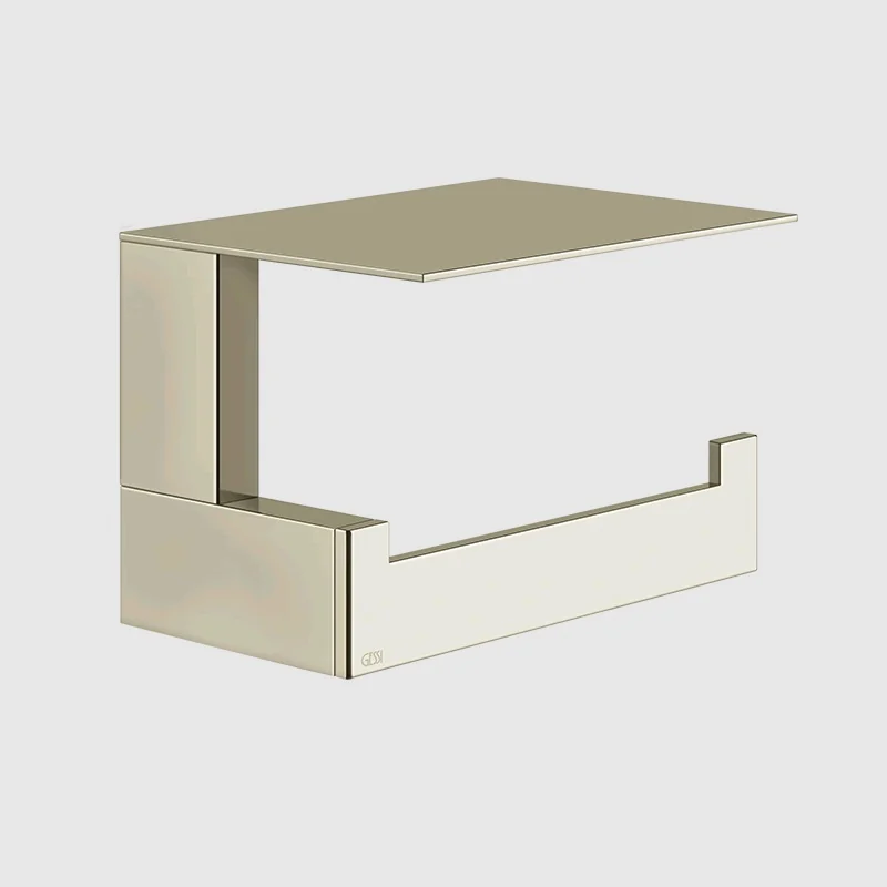 Бумагодержатель, Gessi, Rettangolo, шгв 155*100*97, цвет-Nickel PVD