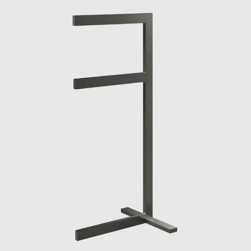 Полотенцедержатель, Gessi, Rettangolo, шгв 350*300*800, цвет-Black Metal Brushed PVD