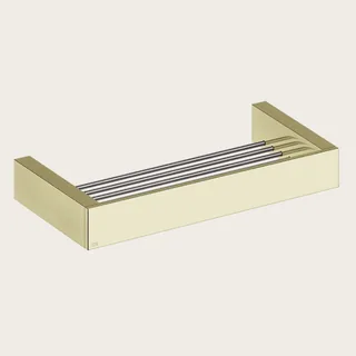 Полка, Gessi, Rettangolo, шгв 315*120*35, цвет-Brass PVD
