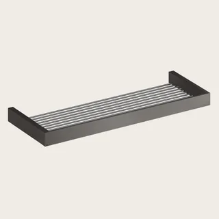 Полочка для душевых полотенец, Gessi, Rettangolo, цвет-Black Metal Brushed PVD