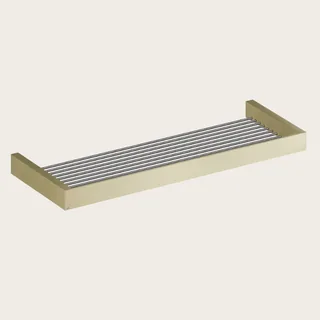 Полочка для душевых полотенец, Gessi, Rettangolo, цвет-Brushed Brass PVD
