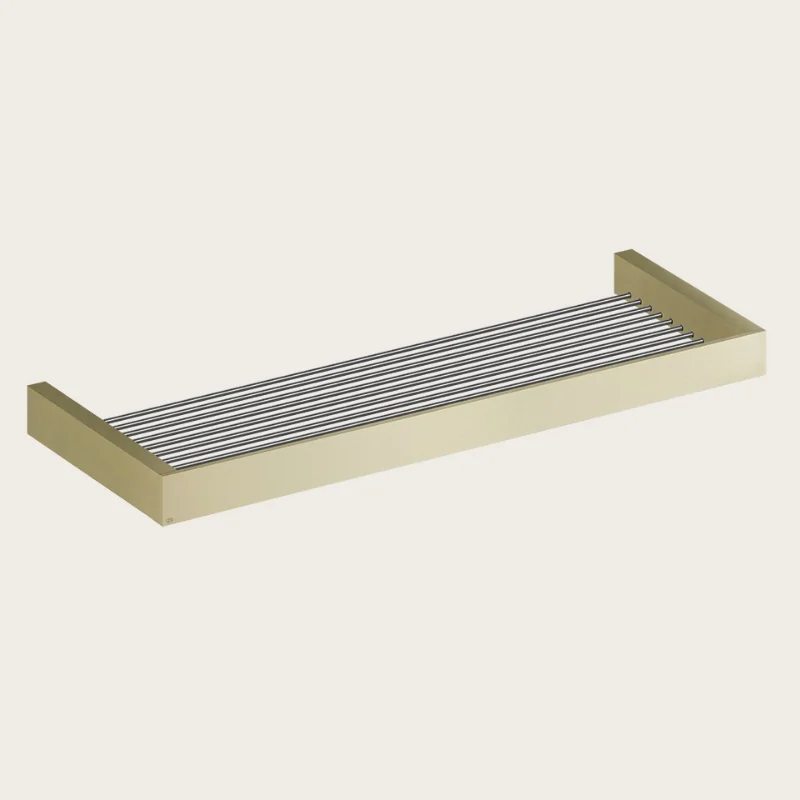 Полочка для душевых полотенец, Gessi, Rettangolo, цвет-Brushed Brass PVD