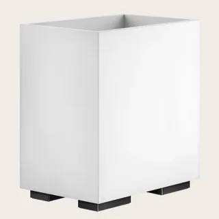 Корзина для бумаг, Gessi, Rettangolo, шгв 250*170*257, цвет-белая/Black Metal PVD