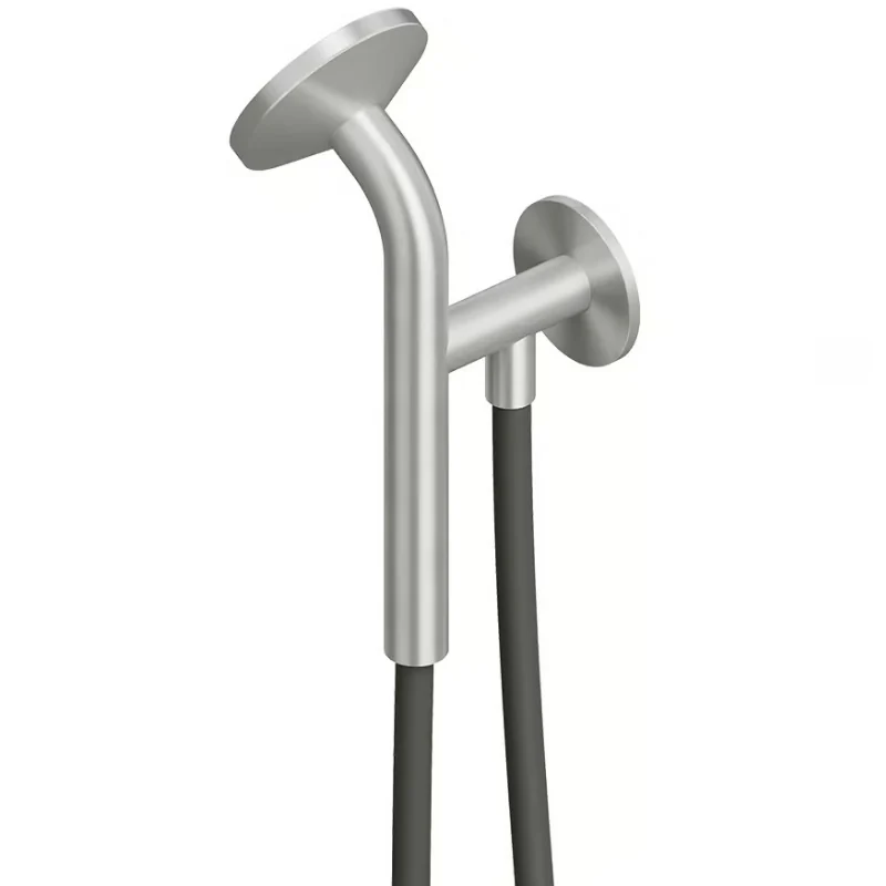 Душевой набор, Quadro design, цвет-Steel Brushed