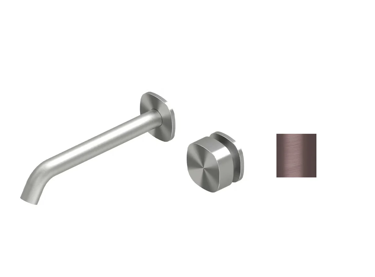 Смеситель для раковины, Quadro design, SUPER, цвет-Pink Gold