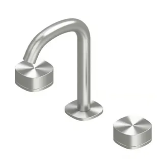 Смеситель для раковины, Quadro design, Super, на раковину/столешницу, цвет-Steel Brushed — иконка