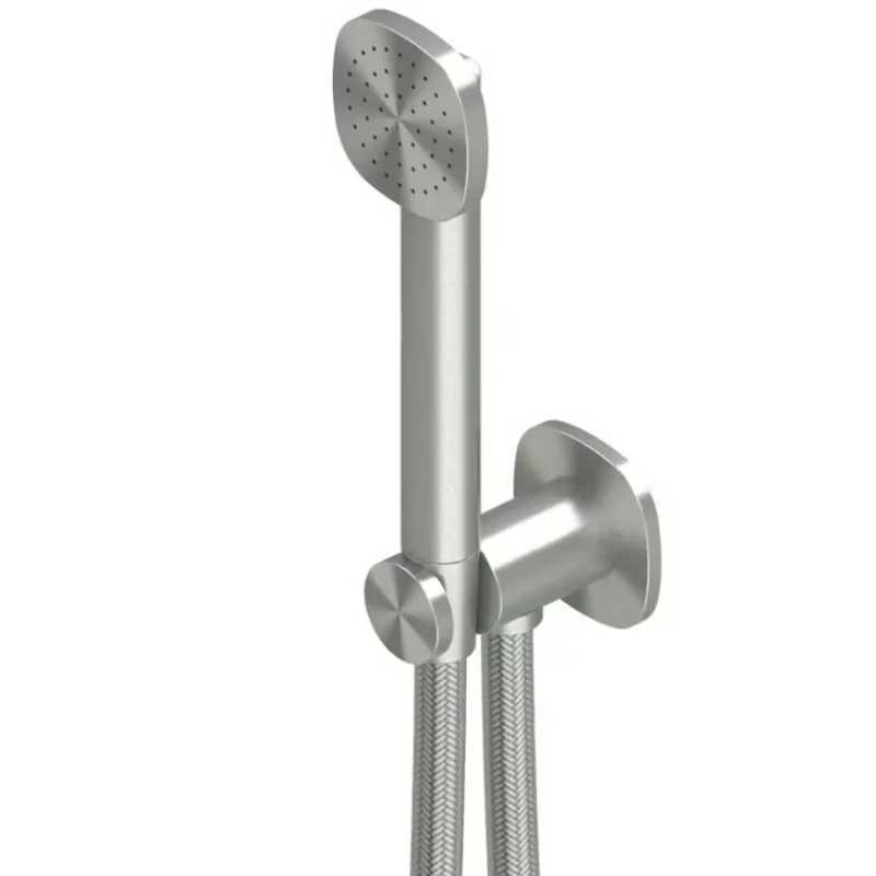 Душевой набор, Quadro design, Super, цвет-Steel Brushed