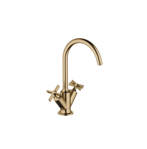 Смеситель для раковины, Dornbracht, Vaia, на раковину/столешницу, цвет-Dark Brass сатинированный (PVD)