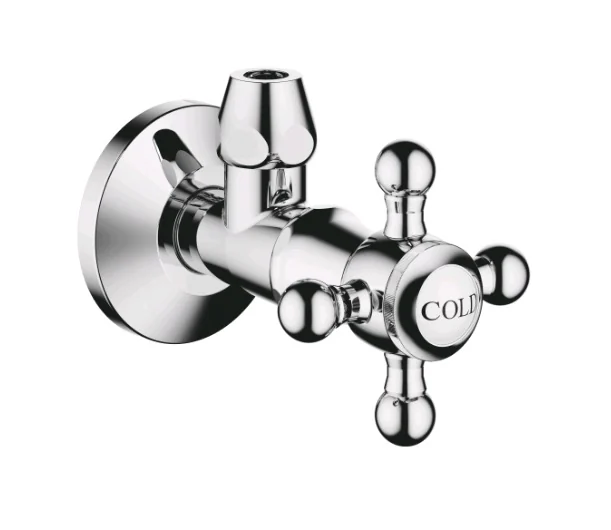 Вентиль, Dornbracht, Madison, угловой, 1/2", GOLD, цвет-хром