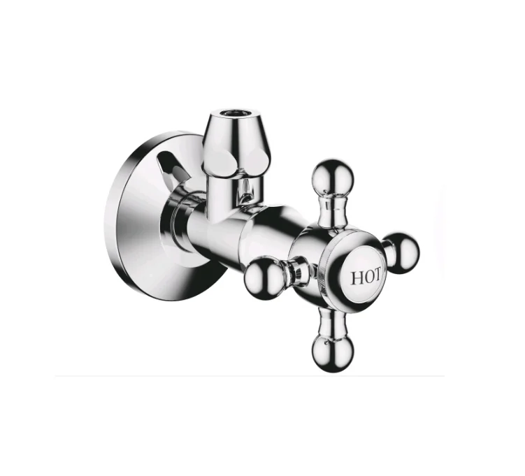 Вентиль, Dornbracht, Madison, угловой, 1/2", HOT, цвет-хром