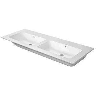 Раковина, Duravit, ME by Starck, двойная, шгв 1300*490*180, отверстия для смесителя-отсутствуют, цвет-белый шелковисто-матовый — иконка