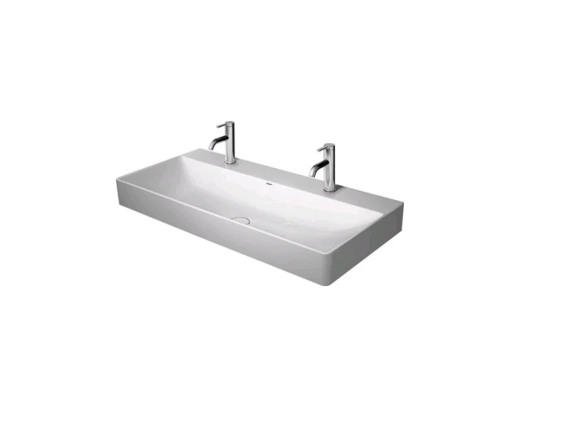 Раковина, Duravit, DuraSquare, шгв 1000*470*145, отверстия для смесителя-2, цвет-белый