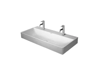 Раковина, Duravit, DuraSquare, шгв 1000*470*145, отверстия для смесителя-2, цвет-белый