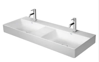 Раковина, Duravit, DuraSquare, шг 1200*470, двойня, отверстия для смесителя-1, цвет-белый