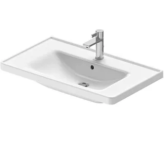 Раковина, Duravit, Duravit No.1, шгв 800*480*165, отверстия для смесителя-1, WonderGliss, цвет-белый