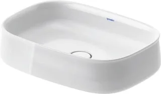 Раковина, Duravit, Zencha, шгв 550*390*135, отверстия для смесителя-отсутствуют, цвет-белый