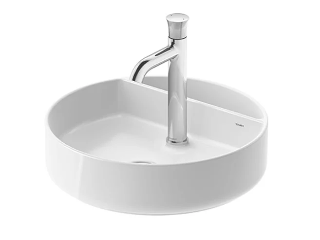 Раковина, Duravit, Bento Starck Box, шгв 460*460*140, отверстия для смесителя-1, HygieneGlaze, цвет-белый