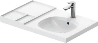 Раковина, Duravit, Aurena, шгв 800*500*190, отверстия для смесителя-1, HygieneGlaze, цвет-белый