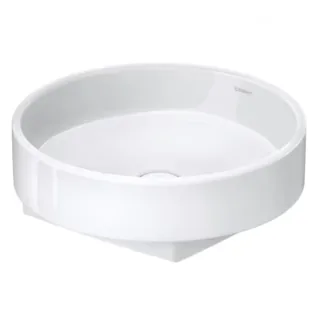 Раковина, Duravit, Balcoon, шгв 450*450*145, отверстия для смесителя-отсутствуют, DuraShield, цвет-белый матовый