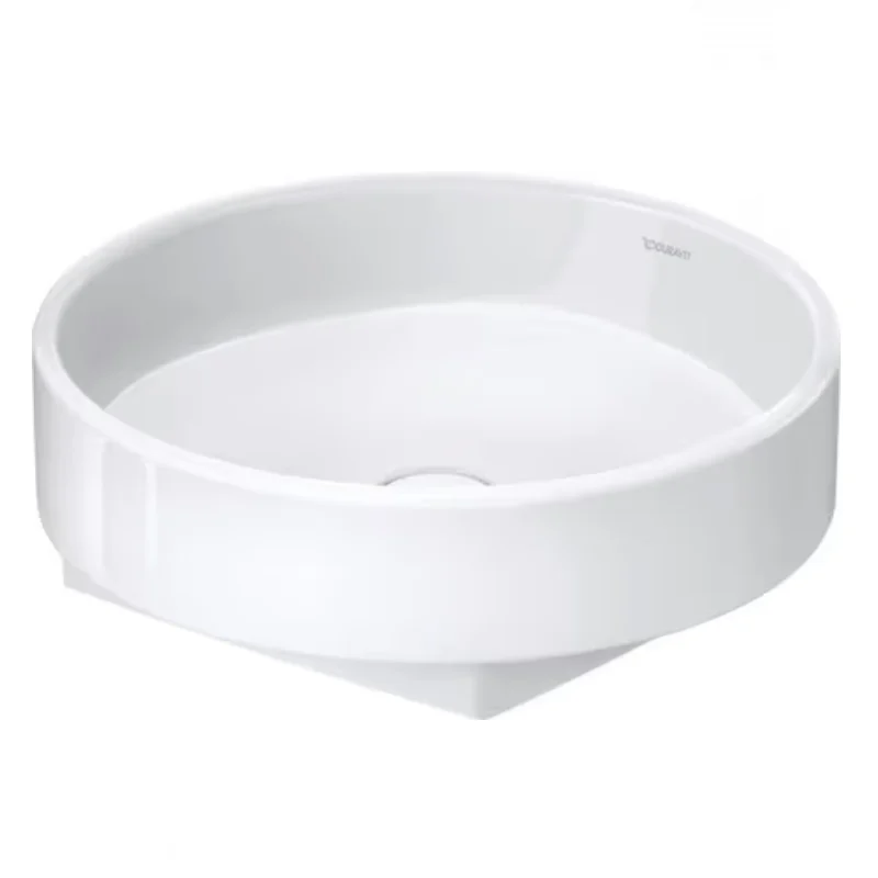 Раковина, Duravit, Balcoon, шгв 450*450*145, отверстия для смесителя-отсутствуют, DuraShield, цвет-белый матовый
