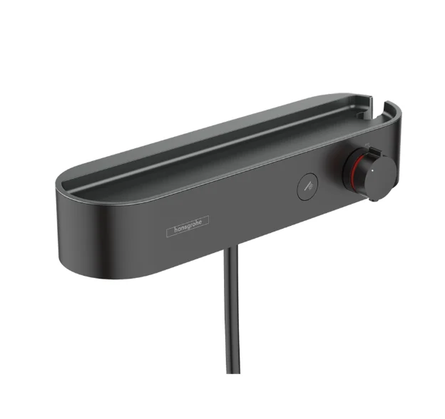 Смеситель для душа, Hansgrohe, ShowerTablet Select, на 1 потребитель, настенный, цвет-черный матовый