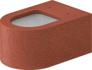 Унитаз, Duravit, Millio, Pattern, подвесной, шгв 380*570*400, цвет-Корица матовая — иконка