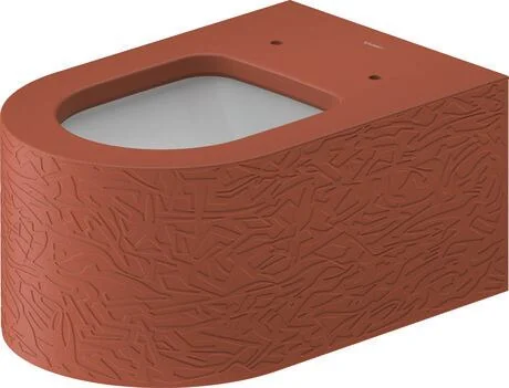 Унитаз, Duravit, Millio, Pattern, подвесной, шгв 380*570*400, цвет-Корица матовая