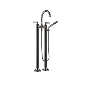 Смеситель для ванны и душа, Dornbracht, Vaia, напольный, цвет-Dark Chrome