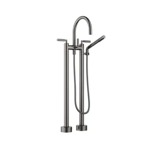 Смеситель для ванны и душа, Dornbracht, Tara, напольный, цвет-Dark Platinum сатинированная