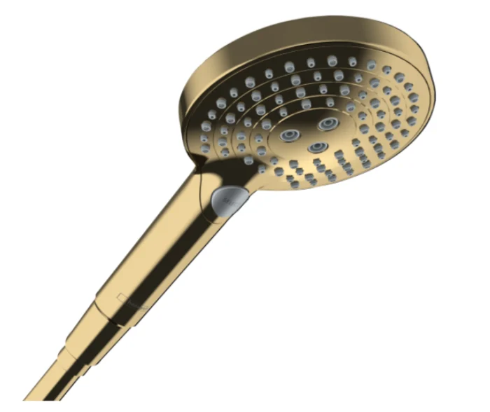 Ручной душ, Hansgrohe, Raindance Select S, 120, цвет-полированное золото