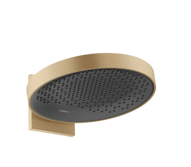 Верхний душ, Hansgrohe, Rainfinity, 360*360, цвет-шлифованная бронза