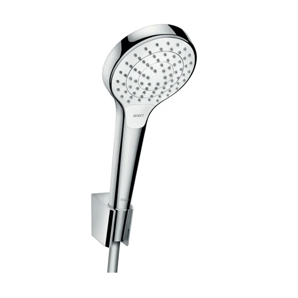 Душевой набор, Hansgrohe, Croma Select S, цвет-белый/хром