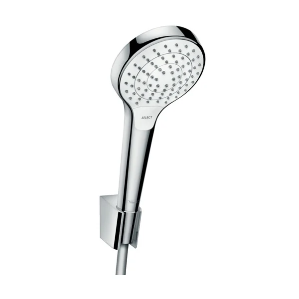 Душевой набор, Hansgrohe, Croma Select S, цвет-белый/хром