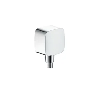 Шланговое подсоединение, Hansgrohe, Fixfit, с клапаном обратного тока, цвет-хром