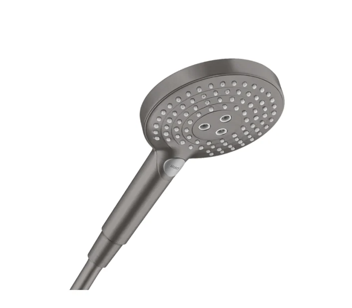 Ручной душ, Hansgrohe, Raindance Select S, EcoSmart, 120, цвет-шлифованный черный хром