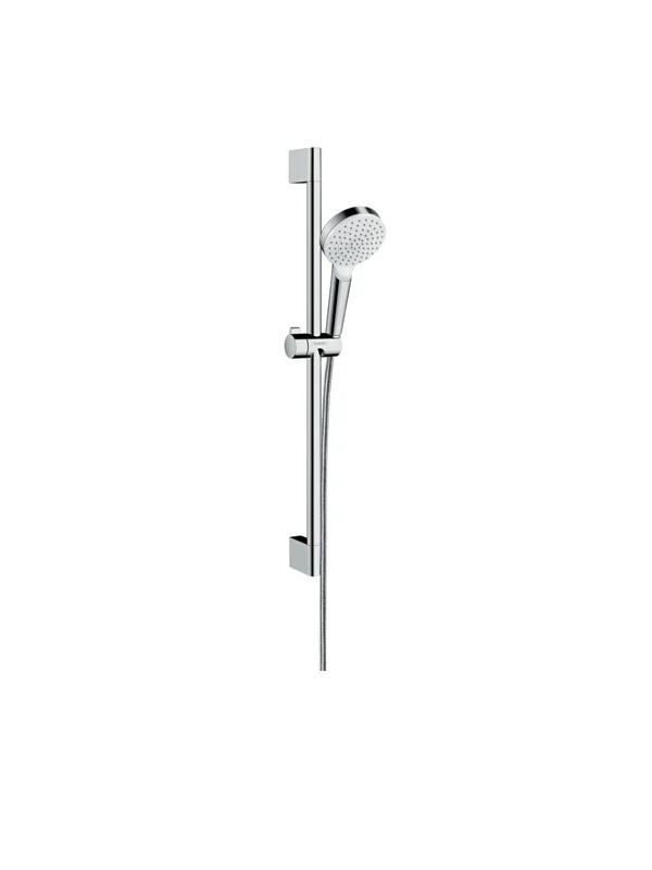 Душевой гарнитур, Hansgrohe, EcoSmart, цвет-белый/хром
