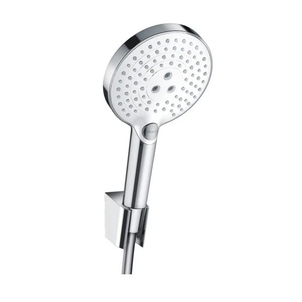 Душевой набор, Hansgrohe, Raindance Select S, цвет-белый/хром