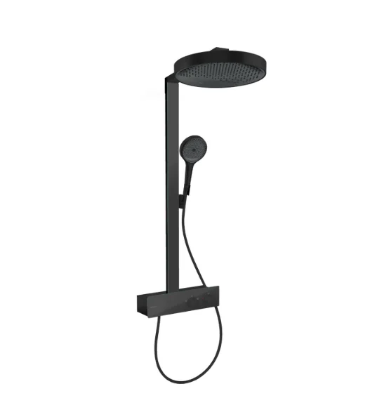 Душевая стойка, Hansgrohe, Rainfinity, цвет-черный матовый