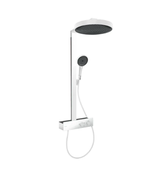 Душевая стойка, Hansgrohe, Rainfinity, цвет-белый матовый