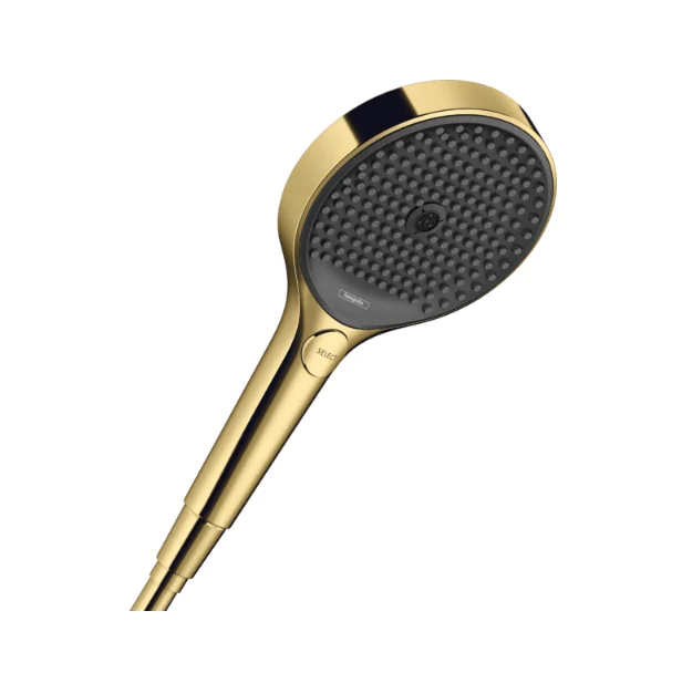 Ручной душ, Hansgrohe, Rainfinity, 130, цвет-полированное золото