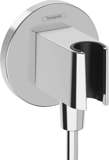 Шланговое подсоединение, Hansgrohe, Fixfit S, цвет-хром